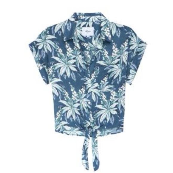 ***LIKE NEW*** RAILS AMELIE TIE FRONT SHIRT‎ IN BANZAI - Picture 3 of 11